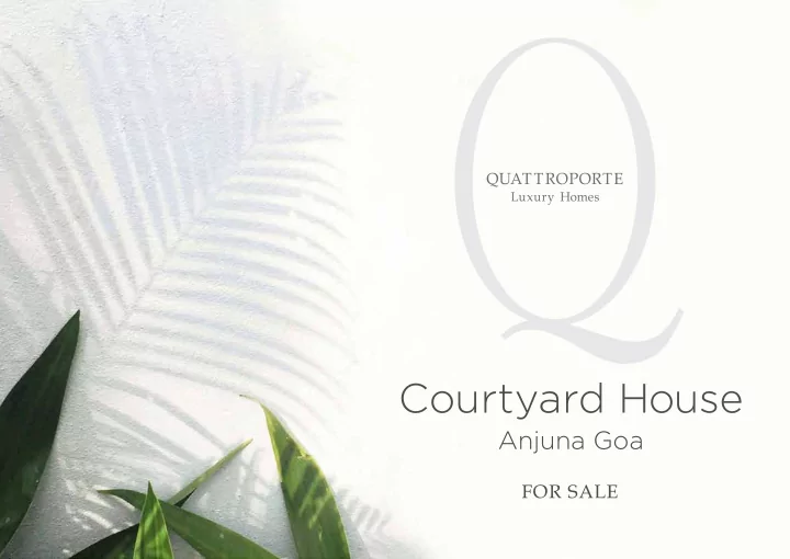 courtyard house