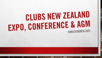 WHERE, WHAT, HOW &amp; WHY  The clubs of Canterbury welcome you to the 2021 Clubs New Zealand