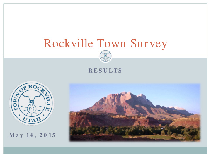 rockville town survey