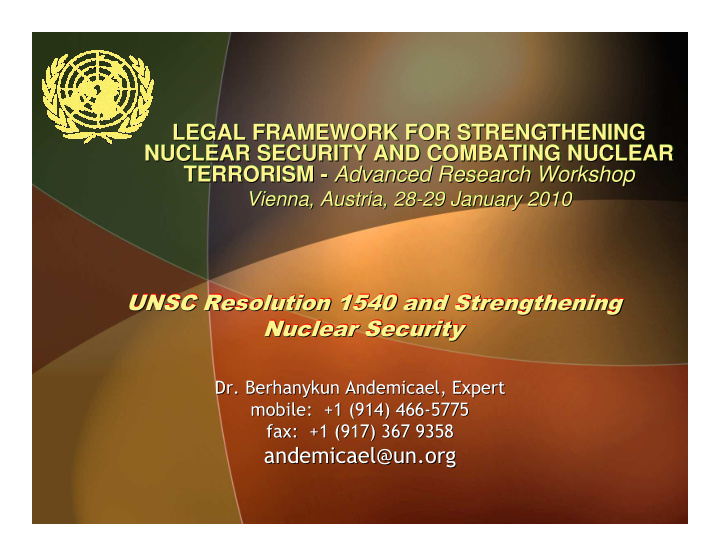 legal framework for strengthening legal framework for