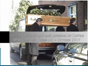 Introduction David MacColl   Bereavement Services Manager  Glasgow City Council  2 Crematoria