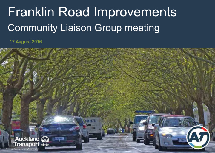 franklin road improvements