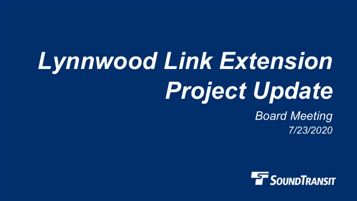 lynnwood link extension project update