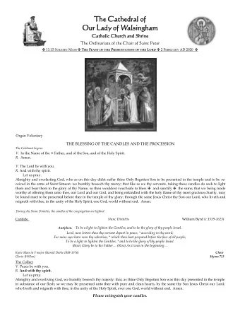 Our  Our La  Lady of  dy of W  Walsin  alsingham  ham  Ca  Catholi  tholic Chur  urch an  and  d