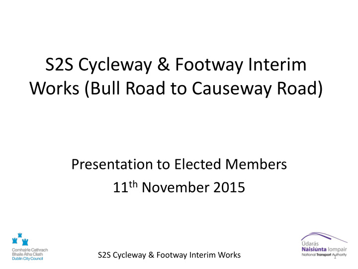 s2s cycleway footway interim