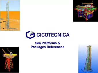 Packages References  Project: CMMP Platform - Iraq Crude Oil Expansion Project  Customer: Saipem