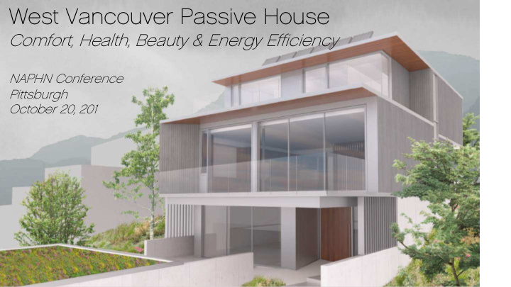 west vancouver passive house