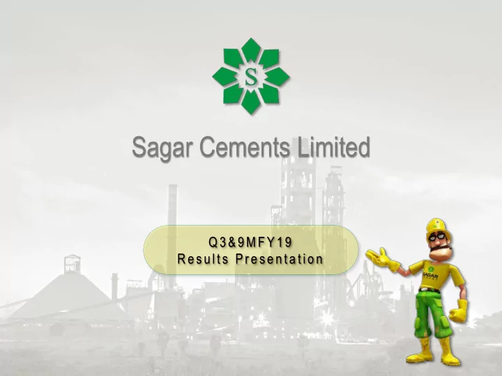 sagar cements limited