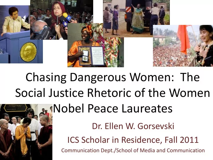 social justice rhetoric of the women