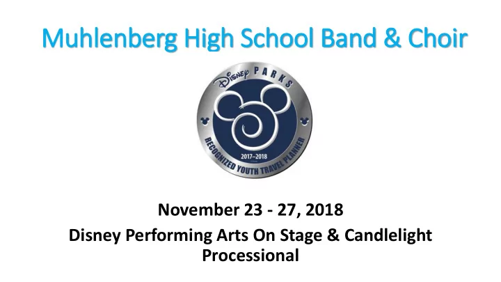 muhlenberg hig igh school band choir
