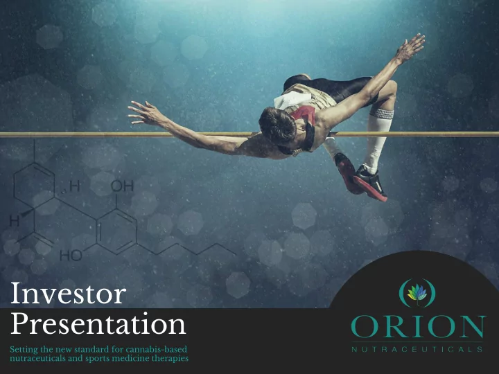 investor presentation