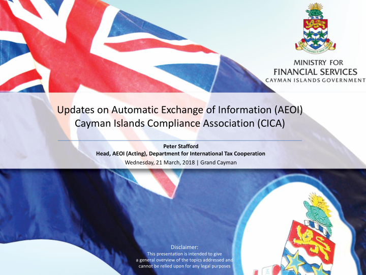 updates on automatic exchange of information aeoi cayman