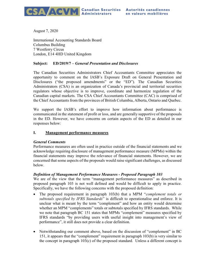august 7 2020 international accounting standards board