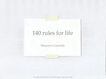 The 13th International ACE Conference, Dublin, Maureen Gamble  rauzet priory, 2012  The 13th