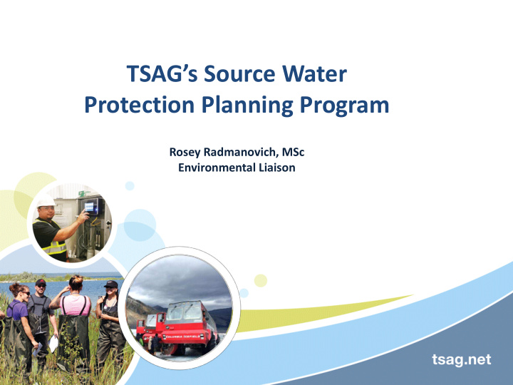 tsag s source water protection planning program