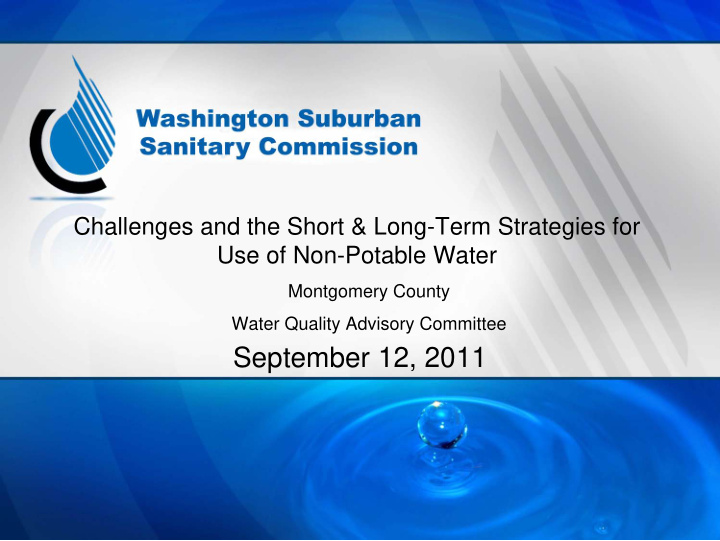 september 12 2011 objectives of the presentation
