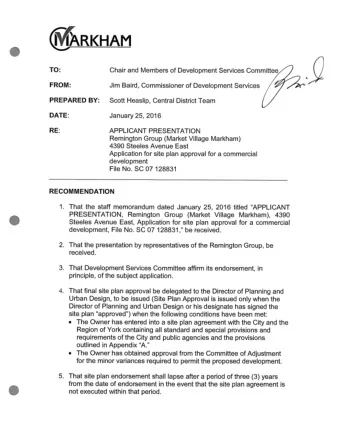 6. That staff be authorized and directed to do all things necessary to give  effect to this