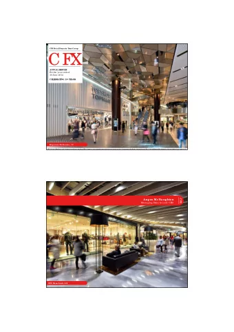 CF  X  X  ANNUAL  RE  SUL  T  S  F  o r the  ye a r e nde d  30 June  2014  CE  L  E  BRAT  ING 20