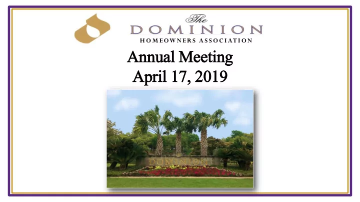 april 17 2019 agenda