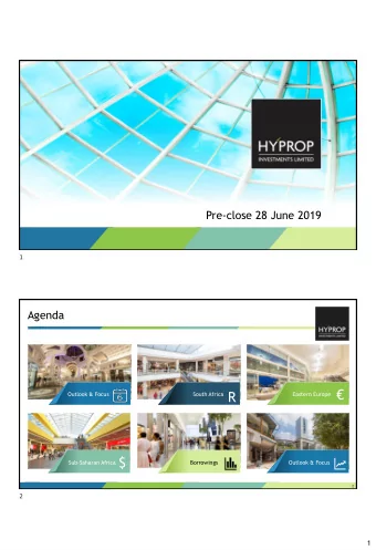 Eastern Europe   Outlook &amp; Focus  $  Sub-Saharan Africa  Borrowings  Outlook &amp; Focus  2