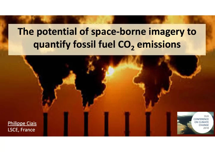 the potential of space borne imagery to the potential of