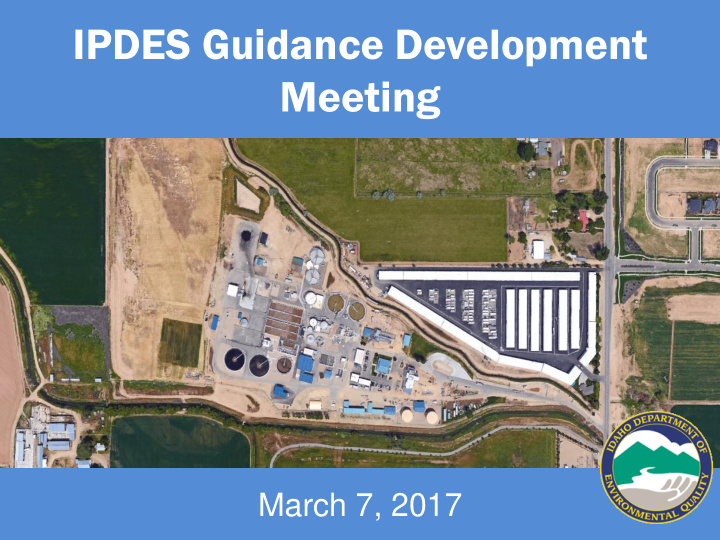 ipdes guidance development