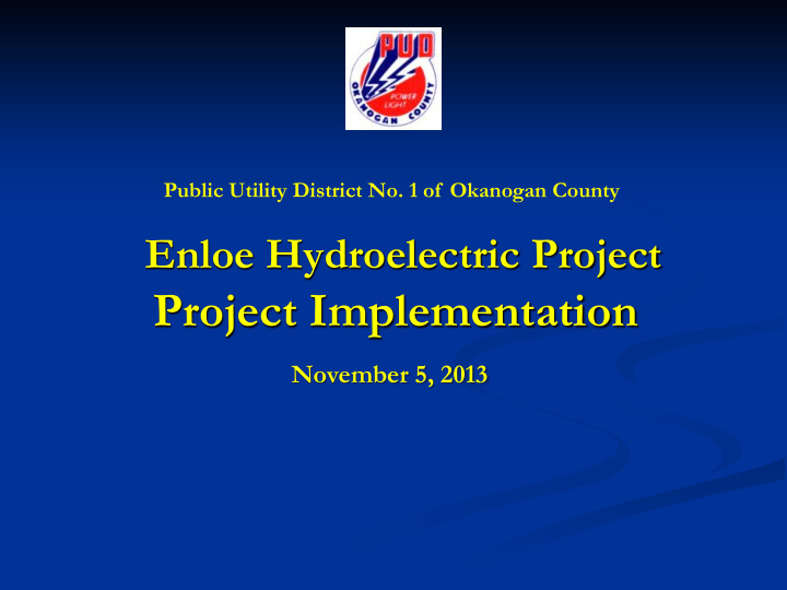 project implementation