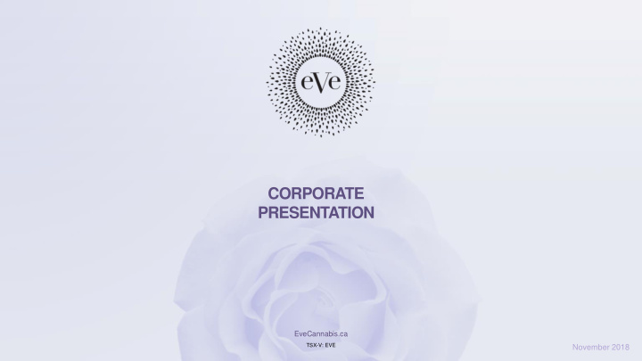 corporate presentation