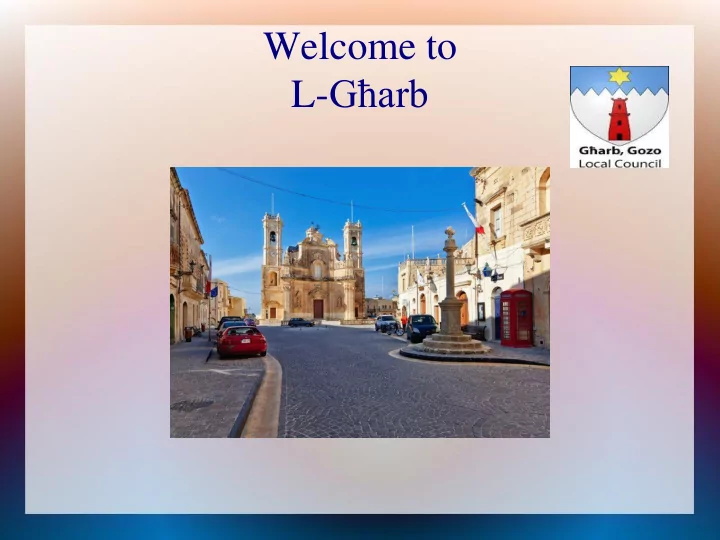 welcome to