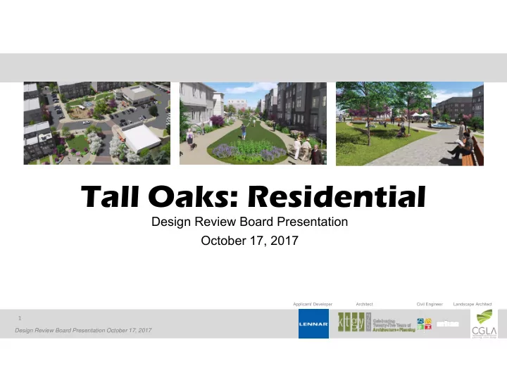 tall oaks residential