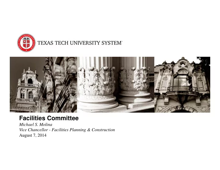 facilities committee