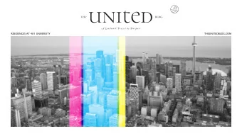 RESIDENCES AT 481 UNIVERSITY  THEUNITEDBLDG.COM  OUR STORY  Davpart Inc. is a full-service real