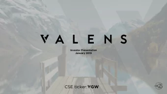 CSE ticker: GW  2  VALENS GROWORKS  NOTICE TO RECIPIENT  This investment is suitable only for
