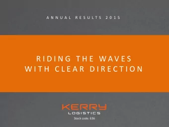 R I D I N G  T H E  W A V E S  W I T H  C L E A R  D I R E C T I O N  Stock code: 636  Disclaimer