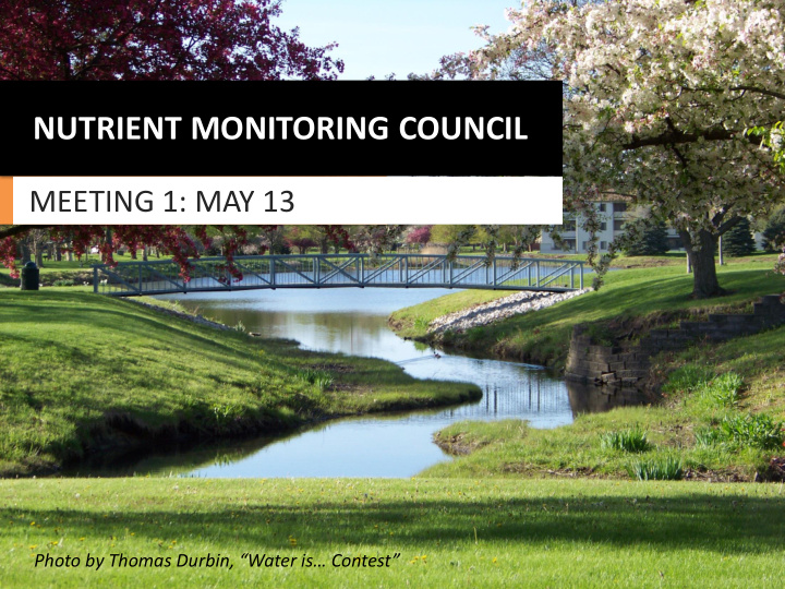 nutrient monitoring council