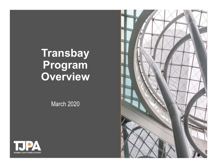 transbay program overview
