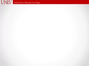 University of Nevada, Las Vegas  University of Nevada, Las Vegas  University of Nevada, Las Vegas
