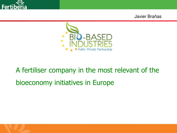 bioeconomy initiatives in europe the chemical division of