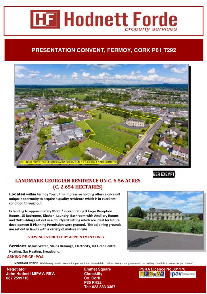 presentation convent fermoy cork p61 t292