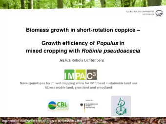 Lin4Carb  Novel genotypes for mixed cropping allow for IMProved sustainable land use ACross arable