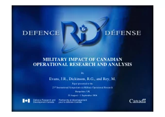 Canada  Development Canada  pour la dfense Canada  Defence R&amp;D Canada (DRDC)  Network of