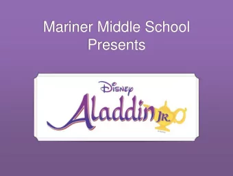Mariner Middle School  Presents  Lets Start at the very beginning  AUDITIONS:  5 Tips For A