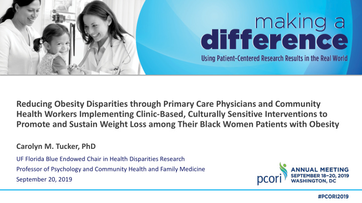 reducing obesity disparities through primary care