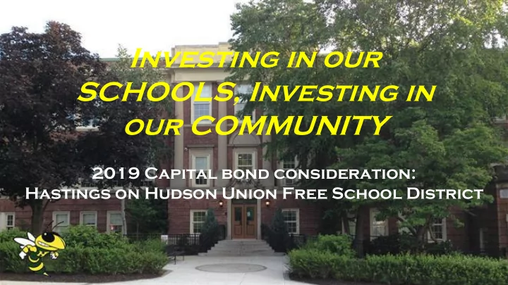 investing in our