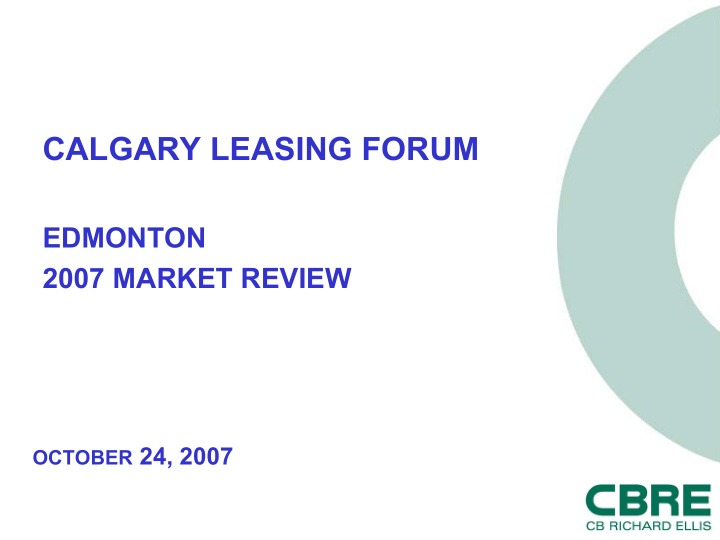 calgary leasing forum