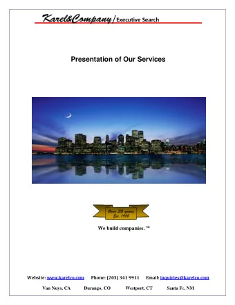 Stephen, youre the best ! Robert Kelleher  Employee Engagement Grp. - Pres. /CEO  Frm -