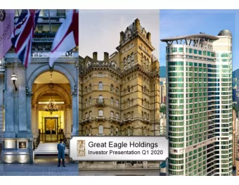 Great Eagle Holdings  Investor Presentation Q1 2020  1 Great Eagle Holdings Limited  Background  A