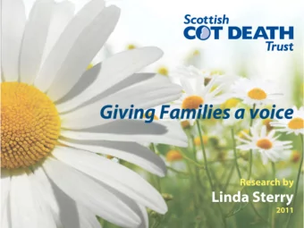 Finding my own voice  Families' Voices...  Sent to 500 family members  Personal Info