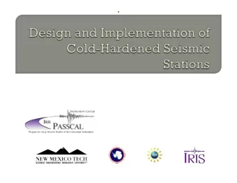 T. Parker, B. Beaudoin, B. Bonnett,  J. Fowler, and K. Anderson  MRI  Development of a Power