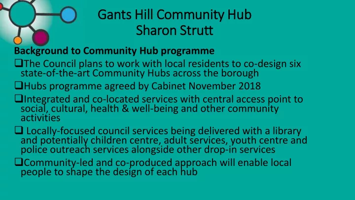 gants hil ill community hub
